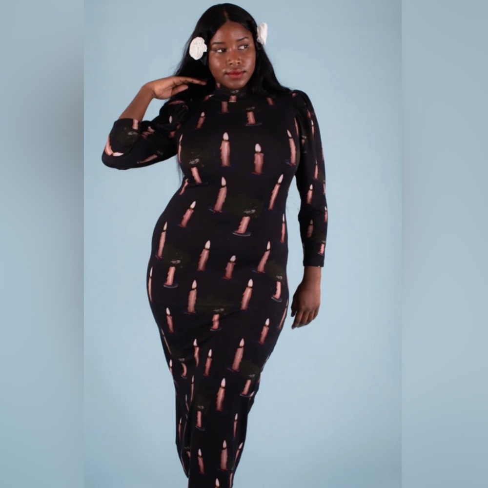 Samantha Pleet Demeter Dress in Candle Print - Sample Sale